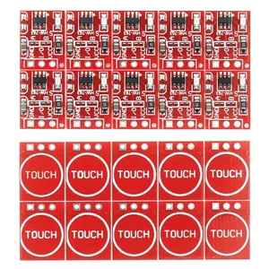 20/50/100PCS/LOT NUEVO Módulo de Botón Táctil TTP223 Tipo Capacitor, Sensor de Interruptor Táctil de un Solo Canal con Bloqueo Automático para Arduino - Product Image 1