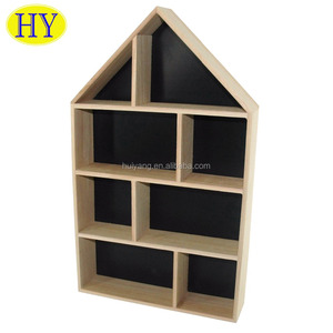 Personnalisé En <span class=keywords><strong>Bois</strong></span> En Forme de Maison Décoratif <span class=keywords><strong>Étagère</strong></span> Flottante <span class=keywords><strong>Murale</strong></span> - Product Image 1