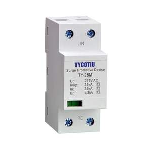 TYCOTIU TY-25M 1+1 T1 Protezione da Sovratensioni per Sistemi <span class=keywords><strong>di</strong></span> Alimentazione Industriali, Protezione da Fulmini per Apparecchiature Elettroniche, Certificato IEC - Product Image 2