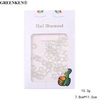 Meilleures ventes Décoration d'ongle mignonne Papillon Coeur Cataire Eau Diamant Charmes pour ongle Résine Strass pour ongle