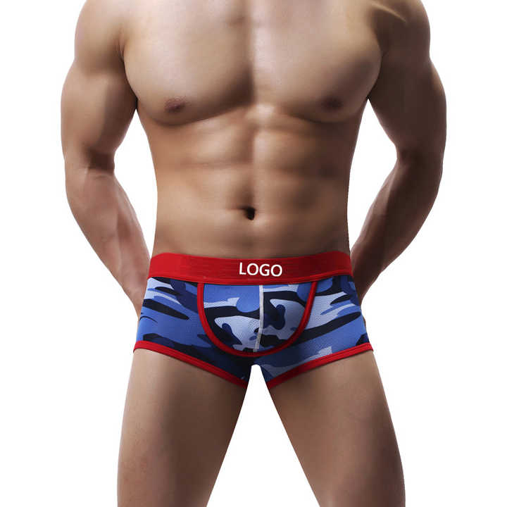 Custom Camouflage Print Logo Design Nylon Knit Teen Boys Most