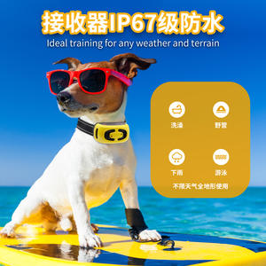 Collier de dressage pour chien PetSafe, étanche, portée 800 m, télécommande anti-aboiement pour chiens, jaune et noir, matériau ABS - Product Image 4