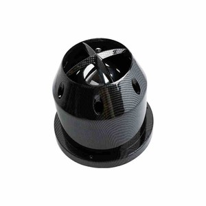 Filtro de aire de fibra de carbono tipo hongo de 76 mm universal para mejora de automóviles - Product Image 1