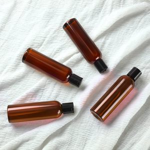 Flacone Vuoto in Plastica Trasparente con Tappo a Vite 4 oz Bottiglie da Viaggio Antigoccia per Cosmetici Shampoo Balsamo Lozione Cura della Pelle Siero - Product Image 4