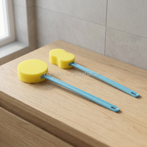 Fixed Angle <b>Shower</b> Handle Bath Sponge Stick 23" Total Length 18" Handle Length OEM Brand Model WP105 TW Personal Care - Product Image 3