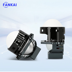 Lentille de projecteur à double faisceau LED FANKAI 3 pouces T5 62W 12V 6000K pour mise à niveau des phares de voiture - Product Image 2