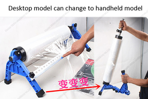 Distributeur de <span class=keywords><strong>film</strong></span> extensible de bureau Vinica avec support d'emballage de <span class=keywords><strong>film</strong></span> extensible mural - Product Image 6