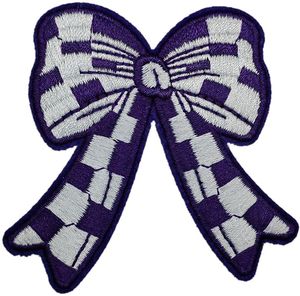 7.5cm rô thêu <span class=keywords><strong>Bow</strong></span> vá cô gái phụ nữ quần áo trang trí sắt trên đầy màu sắc thêu <span class=keywords><strong>Bow</strong></span> các bản vá lỗi cho hat Ba lô - Product Image 5