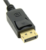 Câble AV numérique DisplayPort vers HDTV de 1,8 m, DP mâle vers Type A 19 broches, convertisseur 4K 1080P pour PC, ordinateur portable, moniteur, projecteur