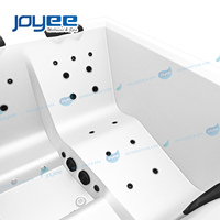 JOYEE petit prix bon marché 3 personnes bains à remous gecko baignoires à remous balcon spa mini piscines extérieures