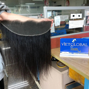 13x4 Encaje transparente Frontal Sedoso Onda recta Cabello virgen Color natural Cabello humano camboyano - Product Image 1