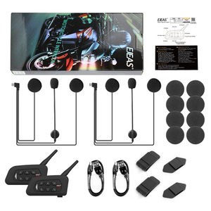 Intercomunicador Inalámbrico para Casco de Motocicleta <span class=keywords><strong>Ejeas</strong></span> <span class=keywords><strong>V4</strong></span> Plus de 4 Vías y 1500 m, Intercomunicador Bluetooth Impermeable - Product Image 6