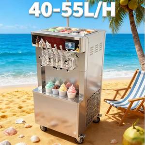 Machine à glaces à service mou à prix bas, stable, pour desserts, machine à glaces de table, pour salon de thé / salon de thé à bulles - Product Image 2