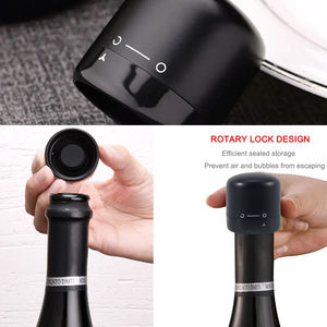 शराब की बोतलों के लिए सिलिकॉन पुनः प्रयोज्य कॉर्क्स शराब परिरक्षक मिनी वाइन स्टॉपर - Product Image 2