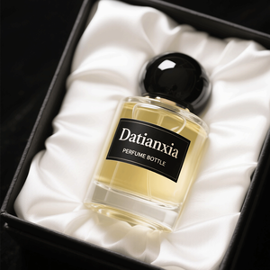 Hương thơm rỗng hổ phách Vòng hương thơm chai phòng thí nghiệm 30ml 50ml 100ml chai nước hoa với nắp - Product Image 1