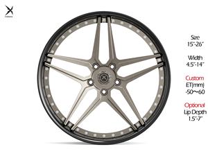 Ruedas forjadas personalizadas de 19 y 20 pulgadas para <span class=keywords><strong>BMW</strong></span> M2, diseño de cinco radios, nueva condición, 40mm ET 25mm, rendimiento compensado, ruedas de 2 piezas - Product Image 2