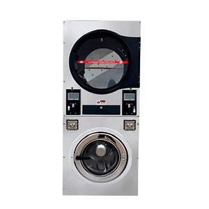 Lavadoras y Secadoras Comerciales Apilables para Lavanderías, Máquinas <span class=keywords><strong>de</strong></span> Lavandería que Funcionan con Monedas, Tarjetas o Fichas para Negocios - Product Image 6