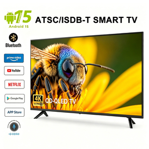 Téléviseur intelligent grand écran 75-100 <span class=keywords><strong>pouces</strong></span> 4K UHD QLED sans cadre Android <span class=keywords><strong>TV</strong></span> avec WiFi Bluetooth Dolby Audio pour usage domestique, hôtelier et commercial - Product Image 6