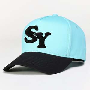 High Quality Wholesale Custom 5 Panel 100% Cotton Sport Hat Embroidery Logo Gorras Mens <b>Women</b> Custom Fitness Hats <b>Baseball</b> <b>Cap</b> - Product Image 3