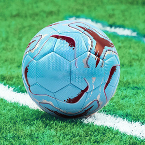 Ballon de football professionnel TRIONDA 2026 taille 5, personnalisé en PVC et PU, thermocollé <span class=keywords><strong>ou</strong></span> cousu à la machine - Product Image 5