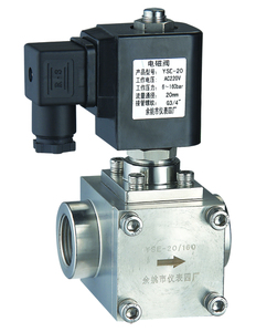 YSE-010 Solénoïde haute et basse pression en acier inoxydable IP65 AC230V 1/4' 3/8' 300bar - Product Image 2