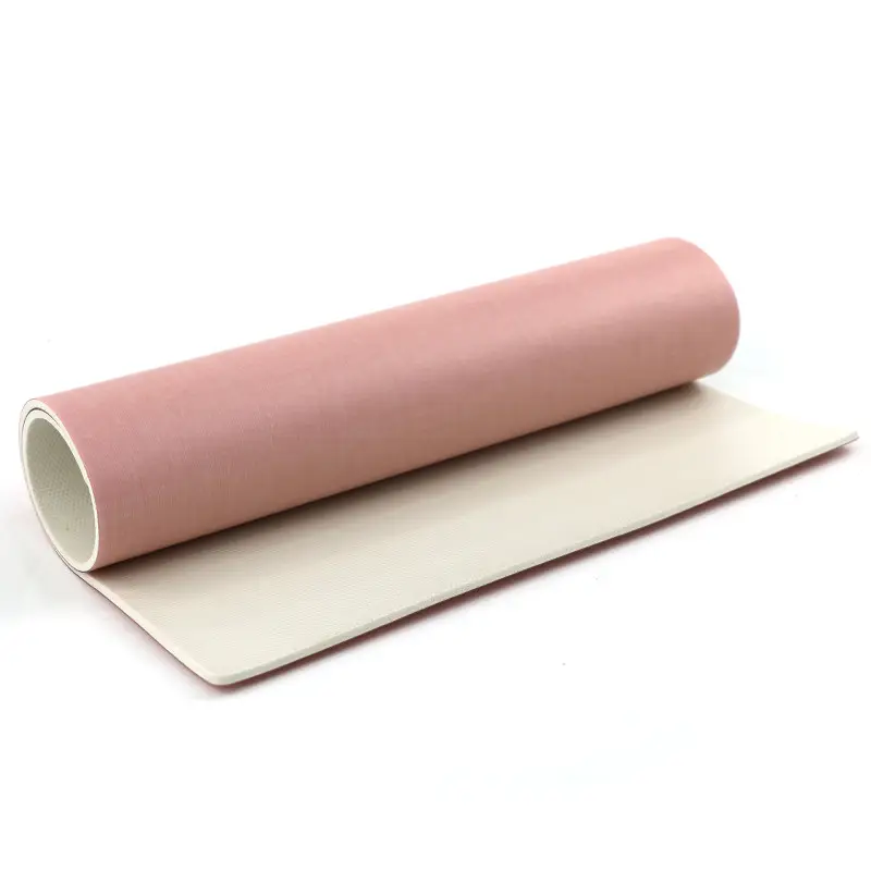 Rollos de suelo de PVC comercial de Color Rosa Marca ecológica de 3,5mm con capa resistente al desgaste para espacios comerciales
