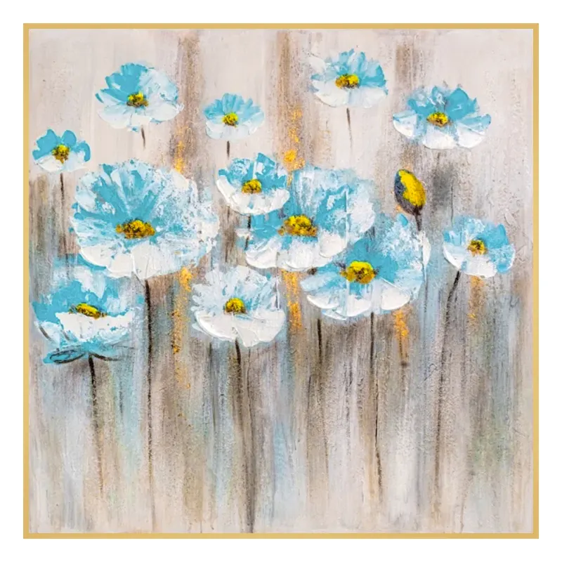 High Quality Modern Hand Painted Canvas Oil Paintings Flowers For Wall Art Decor