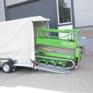 Plataforma de elevación hidráulica eléctrica pequeña probada por CE <span class=keywords><strong>Mini</strong></span> elevador de tijera móvil para el hogar elevador de construcción usado - Product Image 1