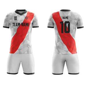 ลูกค้าออกแบบเสื้อฟุตบอลของคุณเองการฝึกอบรมเสื้อฟุตบอลชุดกีฬาเสื้อฟุตบอลชุดที่กำหนดเอง - Product Image 5