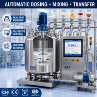 Réservoir de mélange multifonctionnel SUS304 SUS316L pour aliments, boissons, produits laitiers, sauces, sirops et huiles comestibles