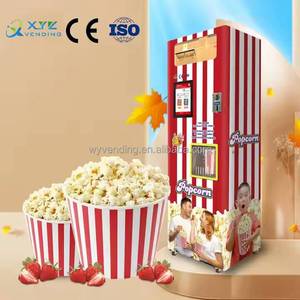 Commercial Snack Food Smart Touch Screen Automatic <b>Popcorn</b> Vending <b>Machine</b> With 2 Flavors - Product Image 2