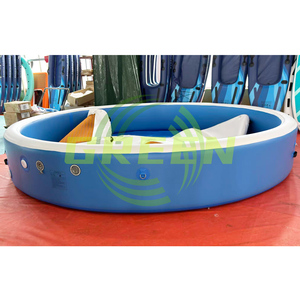 Piscine gonflable <span class=keywords><strong>rectangulaire</strong></span> en PVC de haute qualité et durable pour enfants, design géant à points de suture, portable et étanche - Product Image 4
