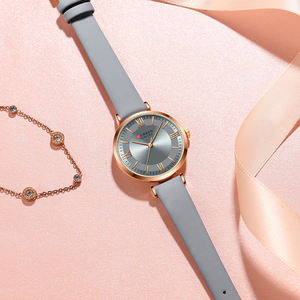 Reloj Curren 9079 para Mujer, Relojes Sencillos con Movimiento de Cuarzo, Correa de Cuero, Reloj de Moda para Chicas - Product Image 3