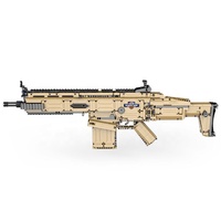 CaDA C81021W SWAT militaire WW2 armes d'assaut modèles de fusils 1406 pièces blocs de construction technique Compatible pistolet briques jouets