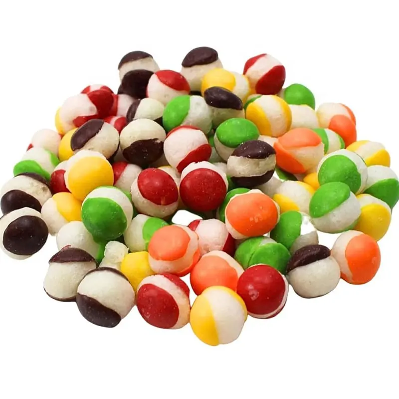 Nuevos productos Caramelo liofilizado Multicolor Jelly Beans Mini Dulces Snacks
