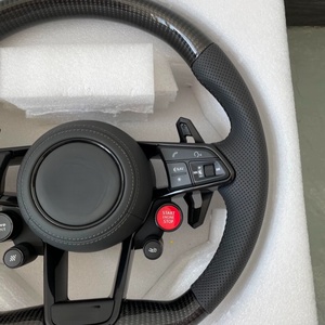 <span class=keywords><strong>Volante</strong></span> de Fibra de Carbono Personalizado Compatible con Audi A1 A3 <span class=keywords><strong>A4</strong></span> A5 A6 A7 RS R8 RS3 C7 Q5 Q7 S3 8V B8 B9 S4 Q3 Q8 TT - Product Image 3