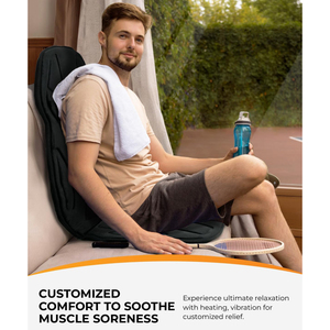 Coussin de <span class=keywords><strong>massage</strong></span> chauffant pour le dos avec arrêt automatique, pour chaise de bureau à domicile, idéal pour les adolescents - Product Image 3