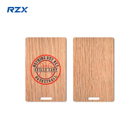 Tarjetas de Madera RFID con Logotipo Grabado Personalizado de 13.56Mhz, Tarjetas de Acceso para Hoteles
