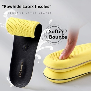 Plantillas de Cuero Vacuno y Piel de Oveja para Zapatos, Plantillas Deportivas de Látex con Soporte de Arco, Almohadillas para Zapatos que Absorben los Impactos, Plantillas para Fascitis Plantar - Product Image 3