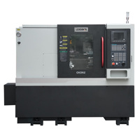 Torno de Torreta CNC de Precisión con Control Syntec Original OEM y ODM, Torno de Mecanizado de Torreta de Fábrica China para Metal