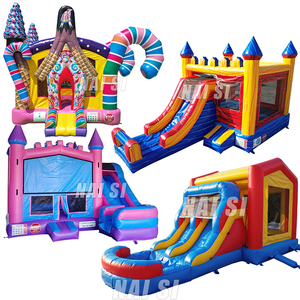 Bambini <span class=keywords><strong>luna</strong></span> gonfiabile Moonwalk Water Jumper buttafuori Moon walk castello gonfiabile Jumping Commercial Rainbow Bounce House Party rental - Product Image 2