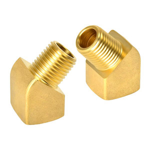 1/2 "NPT hembra X 1/2" NPT macho accesorio de tubería codo de <span class=keywords><strong>calle</strong></span> de 45 grados accesorio neumático de latón - Product Image 4