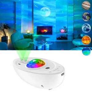 Lonvis Room Home Planetarium Night Light Star Projector 3 en 1 Universe Rotating Led Baby Bedroom Warm Master Star Projector