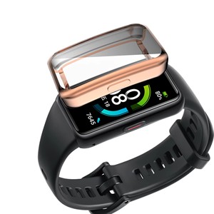Étui de protection électroplaqué compatible avec <span class=keywords><strong>Huawei</strong></span> <span class=keywords><strong>Band</strong></span> <span class=keywords><strong>7</strong></span> et Honor <span class=keywords><strong>Band</strong></span> <span class=keywords><strong>7</strong></span>, coque de protection pour <span class=keywords><strong>Huawei</strong></span> <span class=keywords><strong>Band</strong></span> 6 - Product Image 1