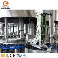 Ligne complète de production d'eau avec étiquetage et emballage sous film rétractable, usine d'eau en bouteille clé en main avec ligne d'emballage intégrée, Afrique