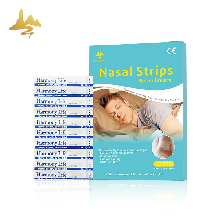 Basic Customization Extra Strength Relieve Nasal Congestion Reduce Snoring Nasal Strips