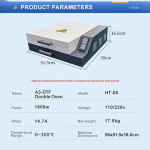 FCOLOR Horno secador DTF de doble capa Nuevo Multifuncional <span class=keywords><strong>A3</strong></span> Impresión Líder Fabricación de pigmentos Curado - Product Image 6