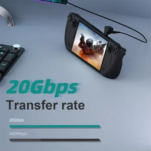 Adaptateur pour <span class=keywords><strong>Asus</strong></span> Rog Ally Type C vers USB Adaptateur pour Steam Deck Console de jeu Convertisseur HDTV 8K Hub USB C pour accessoires PS5 - Product Image 4