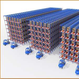 Sistema de Estanterías Metálicas de Almacenamiento de Alta Capacidad Peterack, Sistema de Estanterías de Paletización Semiautomático para Almacenes - Product Image 3