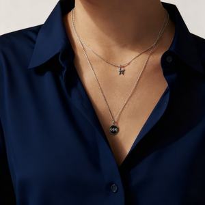 Collana con Ciondolo Personalizzata in Acciaio Inossidabile Impermeabile, 12 Segni Zodiacali, Placcatura in Oro 18K PVD Antiossidante, Ciondolo Astrologico - Product Image 4